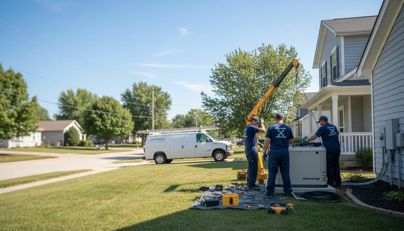 Generator Installation in Steamboat Rock, IA near me